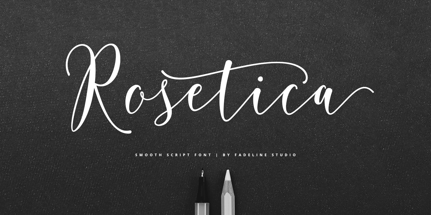 Przykładowa czcionka Rosetica #1